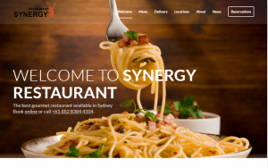 classic restaurant website template
